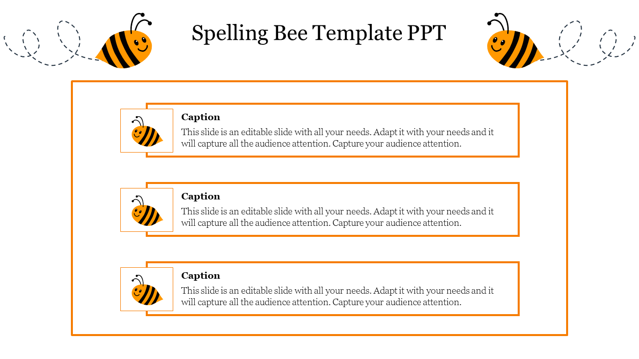 Spelling Bee Template PPT